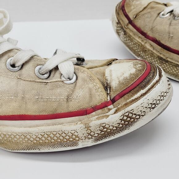 THRASHED Converse Chuck Taylor All Star Vintage 60’s 70s Blue Label USA 10 READ - Picture 3 of 16